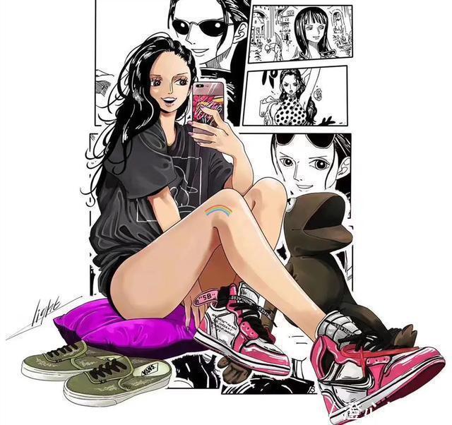 罗宾|海贼王众人换了新造型后,罗宾女帝美若天仙,娜美则变得更年轻了