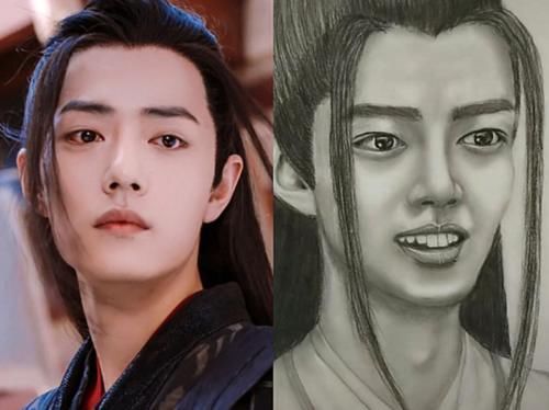 花千骨|当明星遇上“学渣”美术生,蓝忘机还行,看到花千骨白子画移情别恋了