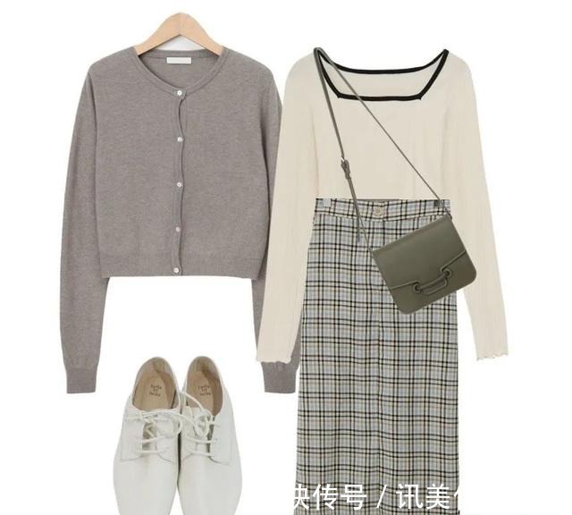 奶奶衫 今秋超美混搭CP,简直气质死了