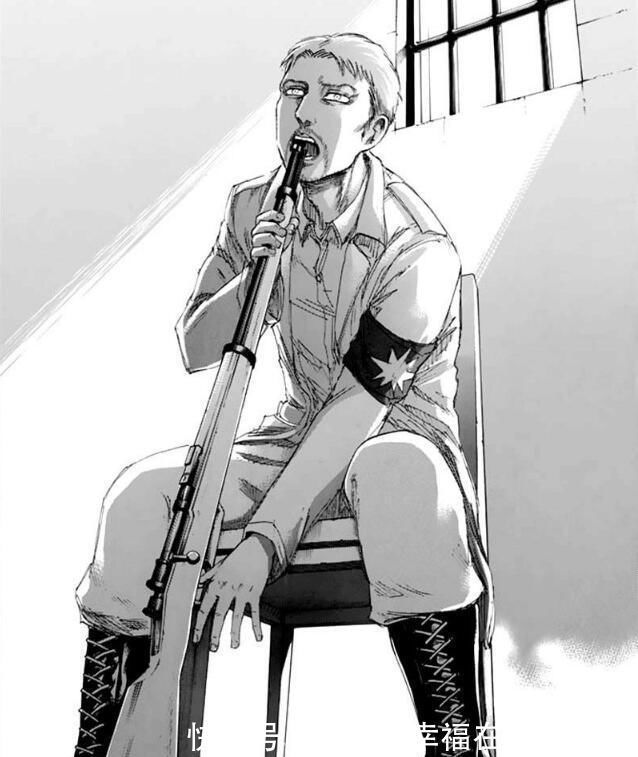 阿尼|进击的巨人:铠之巨人的悲鸣,莱纳曾想举枪自尽!已成了废大叔!