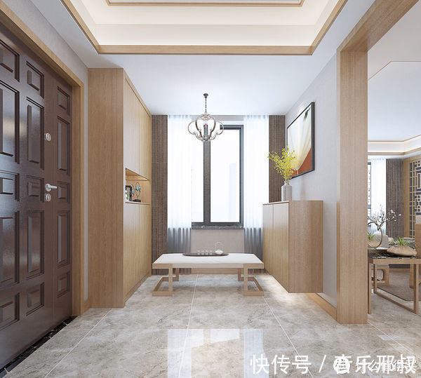 写作业|全房原木色系的新中式风装修,真的很显温馨,简单又有品味,耐看