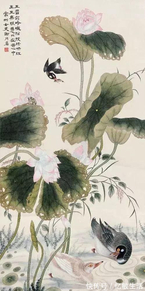 花鸟!她凭天赋自学书画,画画不到20年,却堪称“花鸟圣手”,成为一代传奇