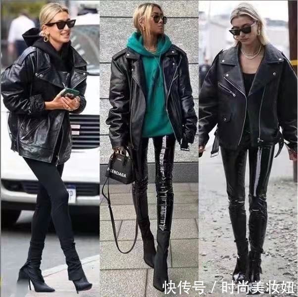 街拍|全黑穿搭永不过时,4种搭配打造高级范,时髦与气质并存