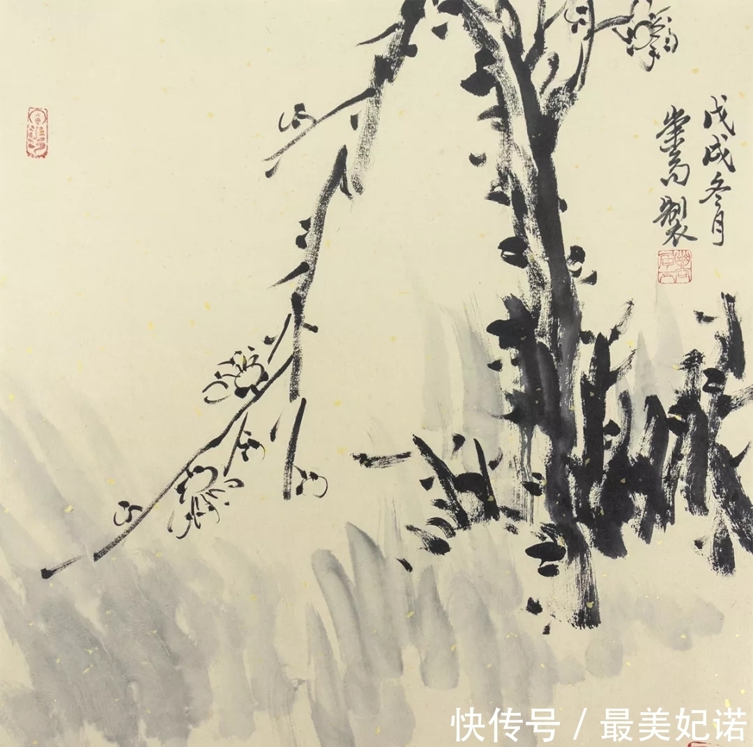 仙葩$锦官城外雪皑白,千里江天同一色,万家灯火入河来