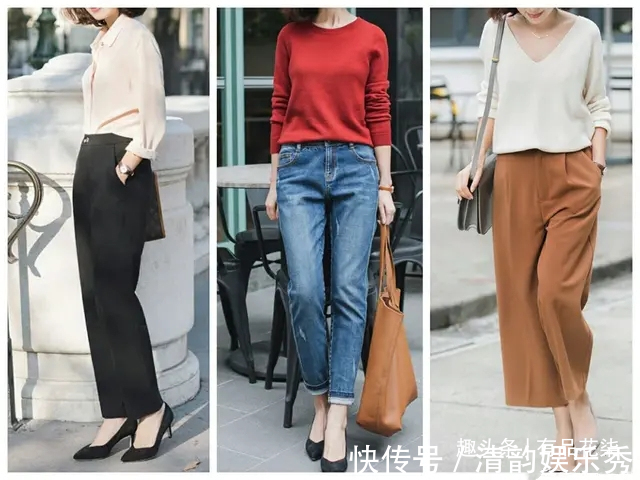 烟管裤 7080后的女人穿搭别跟风,试试优雅通勤风穿搭,简约而有质感