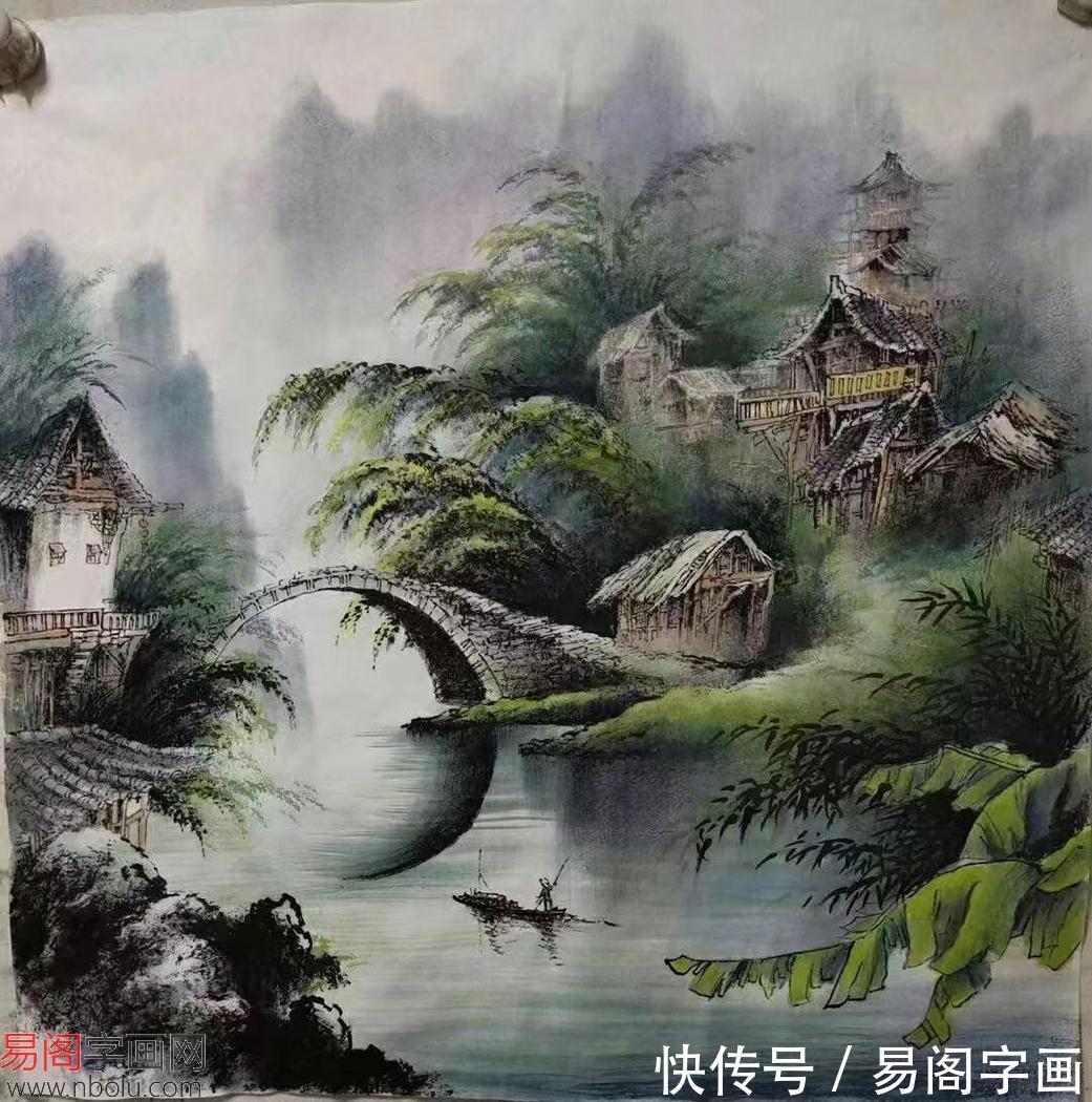 画家|画家周国民 用彩墨绘出无声的诗