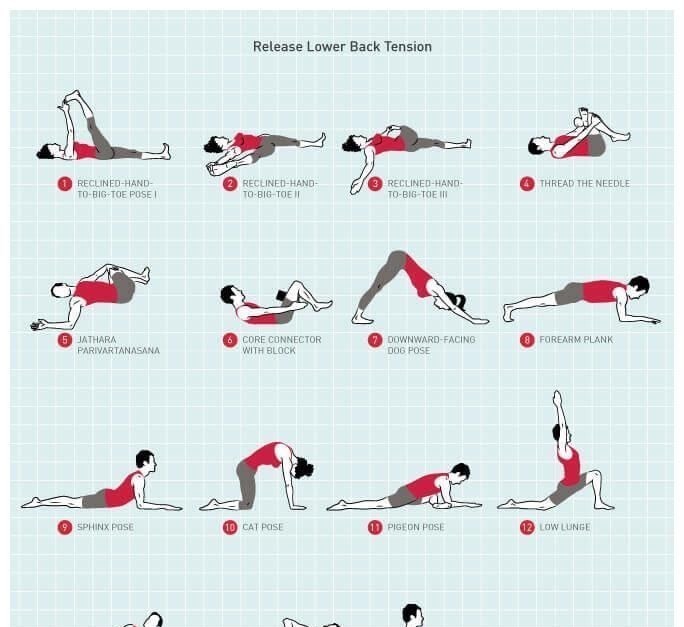 姿势|这套瑜伽序列,专门针对下背部不适,零基础也可以在家练!