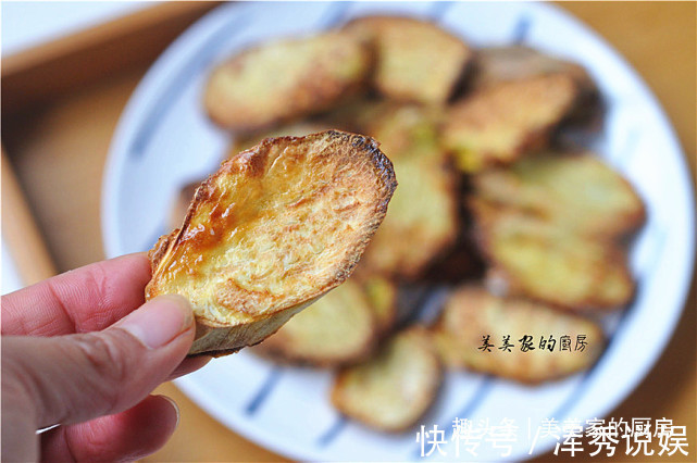 蛋糕|吃了30年红薯，此做法第一次见！不煮也不炸，比蛋糕还好吃！