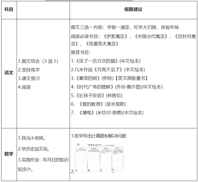 【寒假生活】三年级同学的寒假生活指导，请查收！