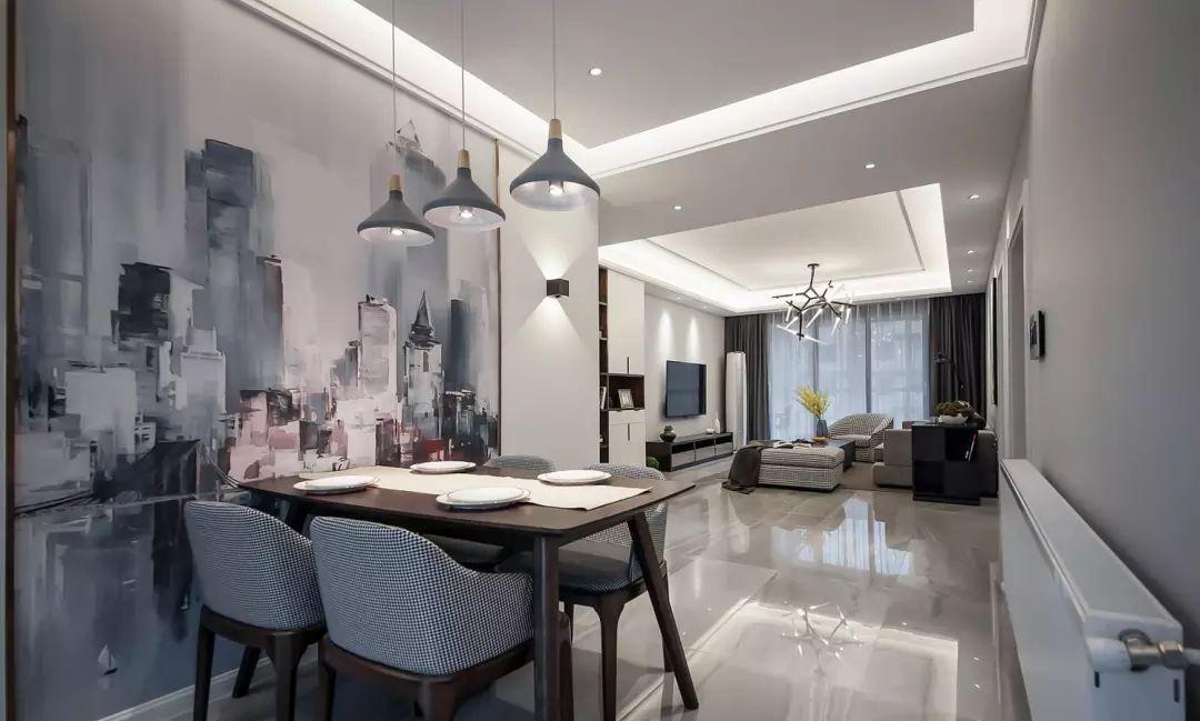 吊灯|入住晒新房,142平的港式风三居室,装修典范啊!