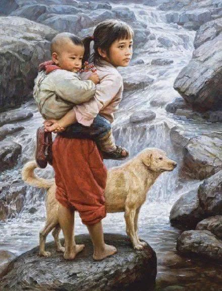 一代人|绝对硬实力,火遍全球的油画作品,承载了一代人的深刻记忆,张张感人至深~