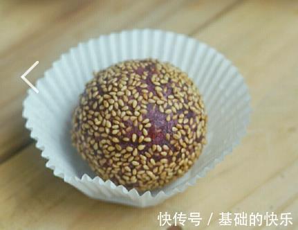 紫薯泥|不蒸不煮不炸，这样麻球做出来比市面上好吃10倍，孩子吃也健康