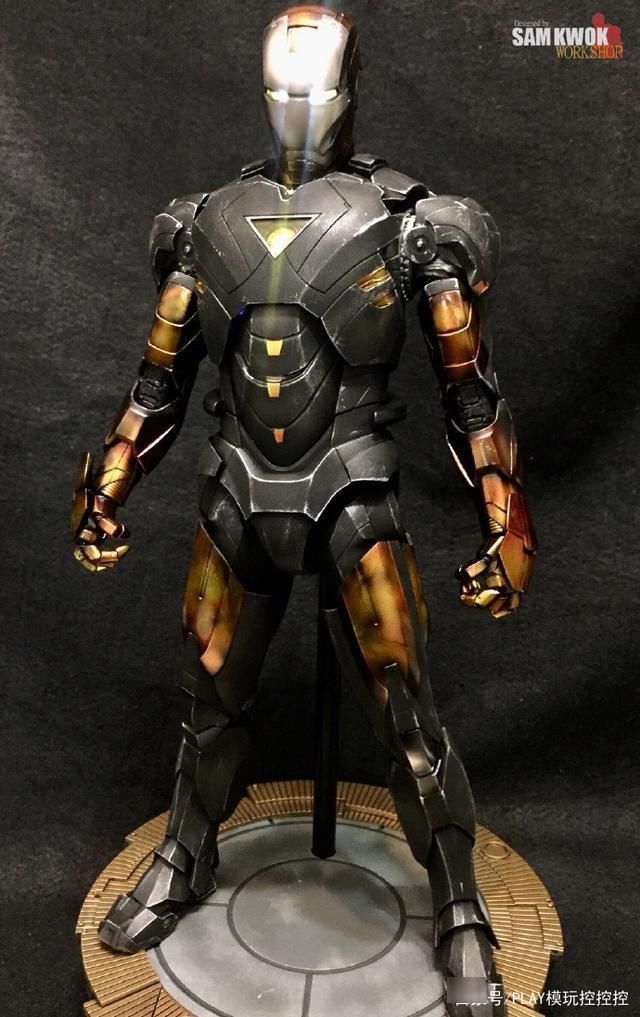 模友|恶灵骑士样式钢铁侠模型改,它会是灭霸对手吗?