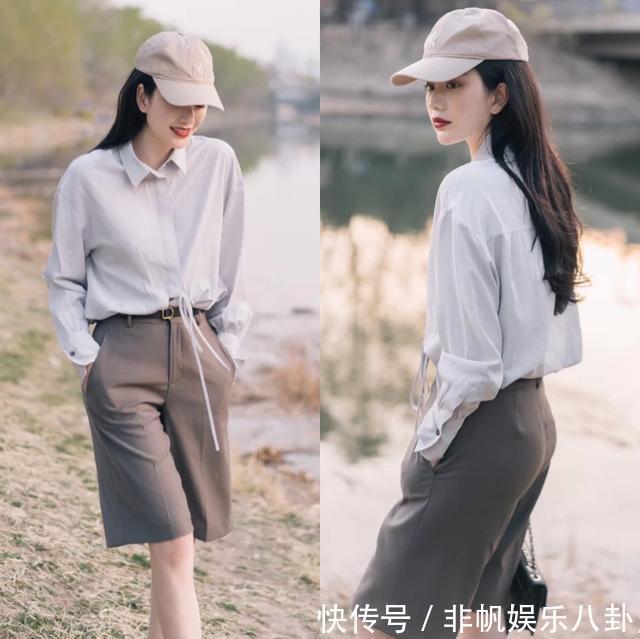 爱穿衬衫的女人太有气质了,看这个博主就知道了,文雅又高级