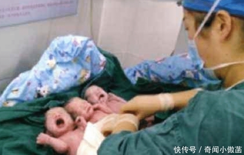 二胎|女子二胎怀三胞胎,家人整日发愁,生下孩子,全家人不愁反而乐了