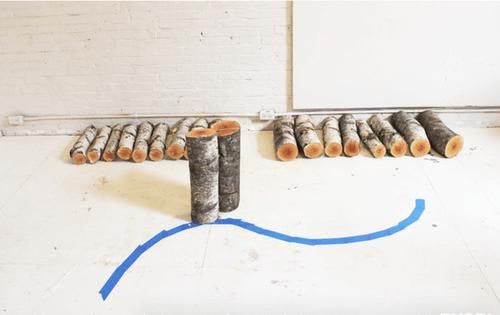 砍来一棵树锯成16根,拼成一张躺椅放在院子里,有人出500也不卖