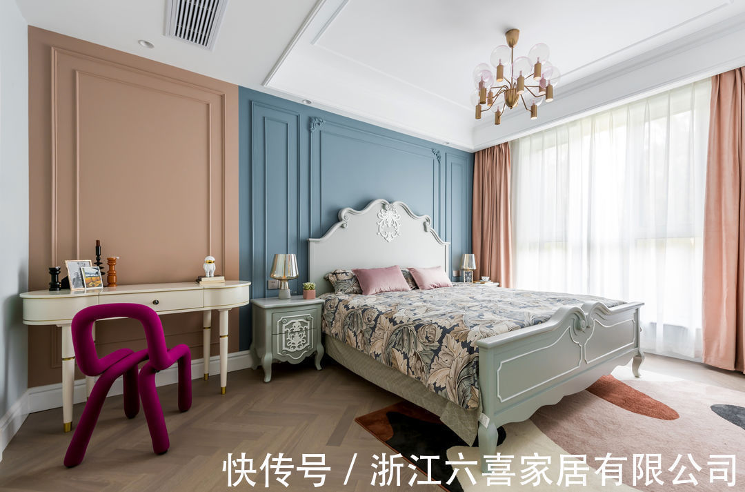 跌级|绝绝子的190平舒适三居,用色彩定义生活的本真丨真的是太仙气啦~~