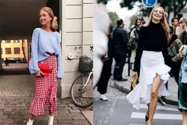 blind 早春穿什么毛衣+半身裙，让你时髦又有文艺范，满满女人味