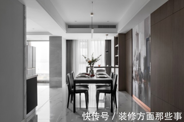 书房|140平现代风3室2厅,开放式的设计更加开阔通透