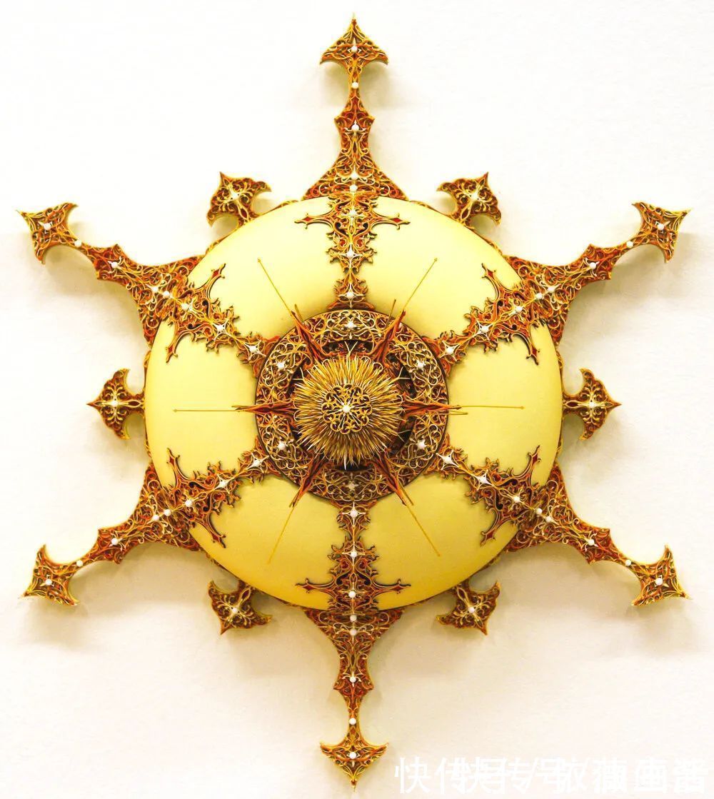 草图|他用时6个月,耗费200张纸,就为制作一个纸雕作品