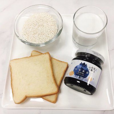 果醬畫|老媽做的兒童節藍莓糯米餐包，怎么吃都不膩