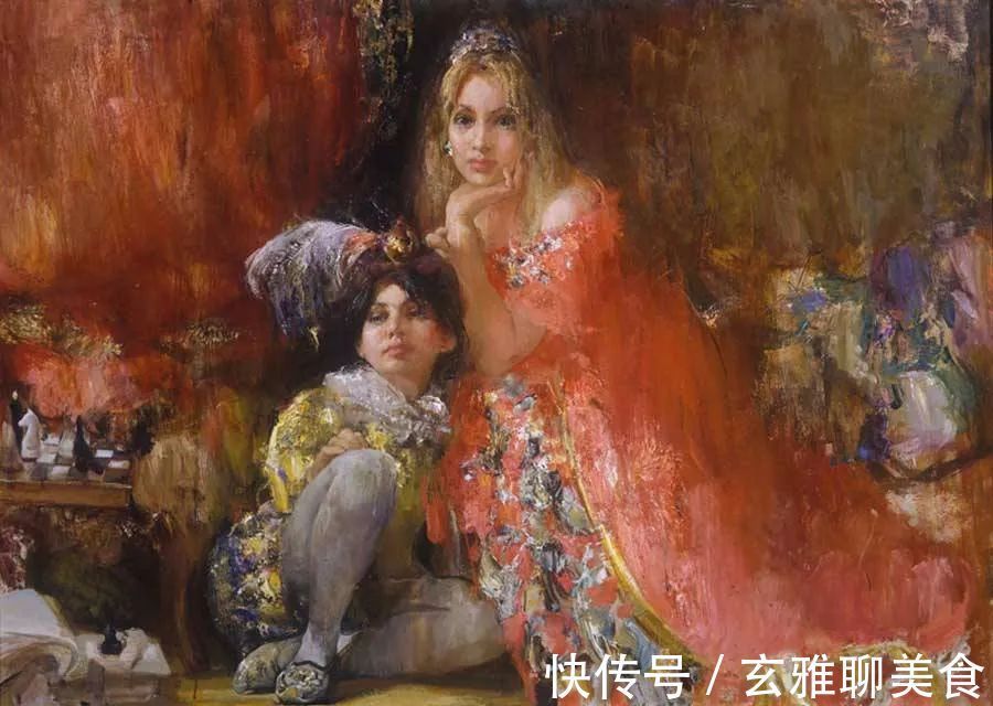 尼古拉&俄罗斯绘画大师级的素描和油画，恰到好处的美