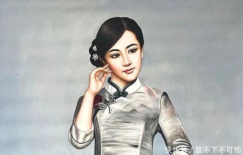 佳人巧笑兮,容华若桃李:油画人物艺术作品