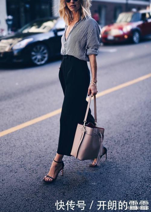 早秋别再穿裙子了，有点凉！今年流行“九分裤”，明星潮人都爱穿
