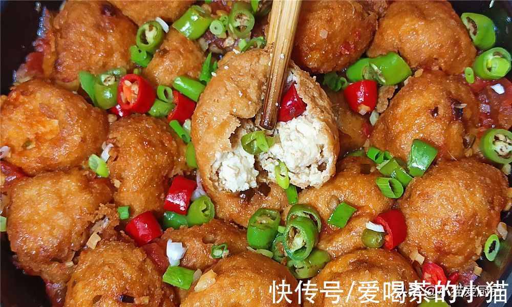 香葱葱白|教你番茄豆腐丸子做法，味道酸甜好吃，就连挑食的小孩都很喜欢