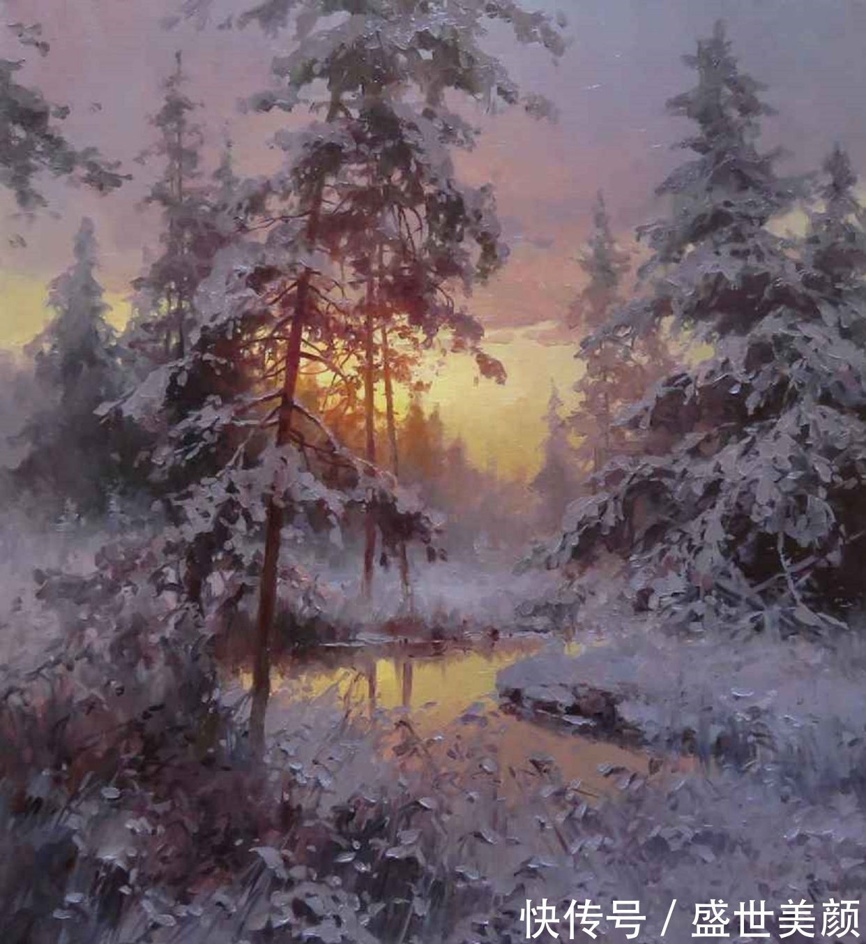 大师$瑰丽的色彩和跳动的光线——俄罗斯大师博日科夫绝美的风景画作