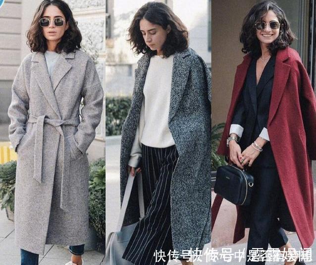 冬装|街头潮女们冬装又搭配出一道风景线,各款大衣阔腿裤这样搭配美美的