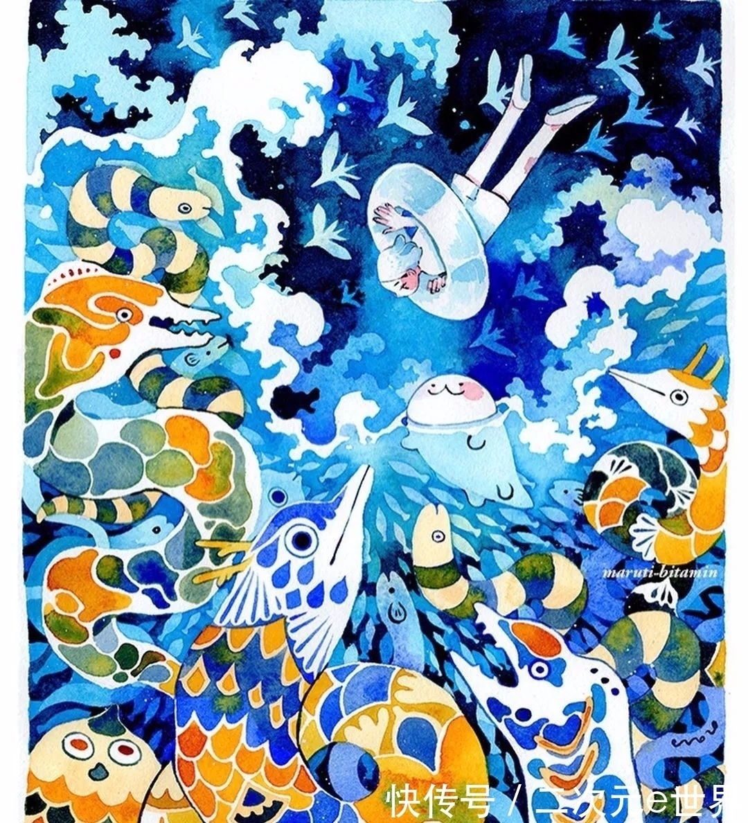 bitamin!每日插画 8年,从画渣到大神,不努力你永远不知道自己有多优秀