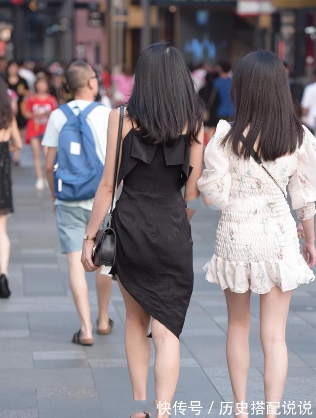 小姐姐 微胖女孩的神奇穿搭,黑色连衣裙展现不一样的气质,高雅又调皮!