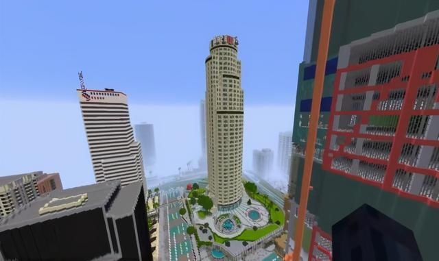 國外大神用 我的世界 建造 Gta5 洛聖都 這得幾年才能修 中國熱點