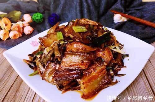 回锅肉|教你做不一样的盐菜回锅肉,方法简单,下酒又下饭,太香了!