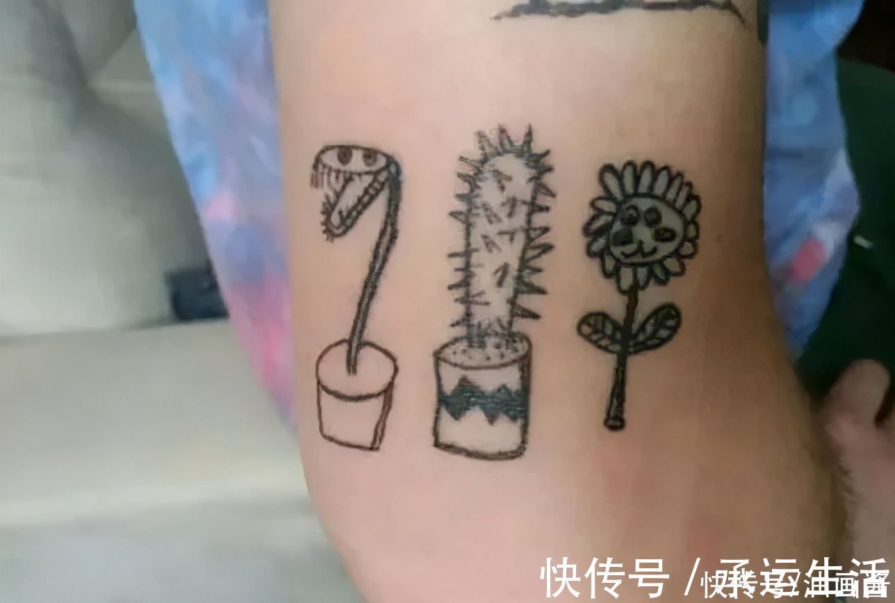纹身师!不会画画的纹身师,纹出歪扭的小纹身,生涩俏皮让人忍俊不禁