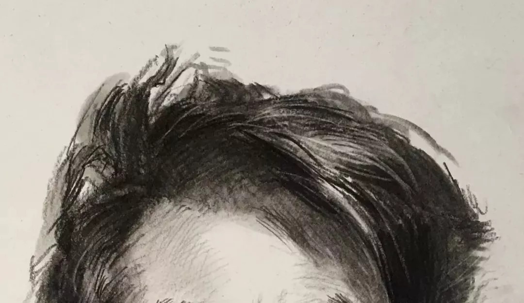 教程&素描教程|教你画一个长发沧桑男青年