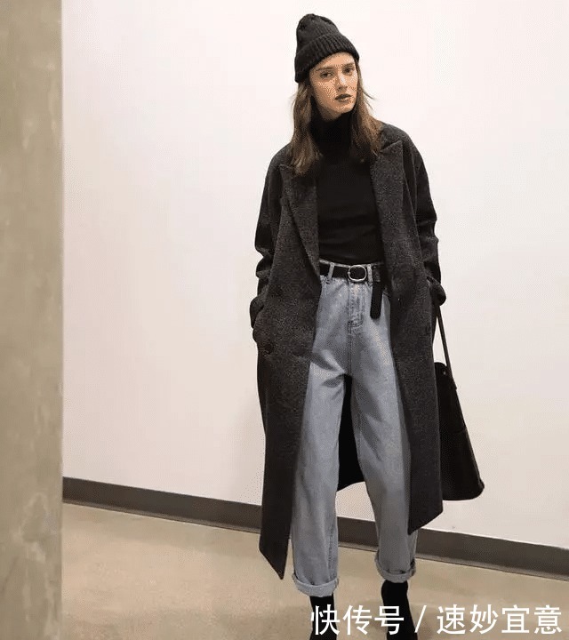 小腿肚中间|最近火了一种新穿法,叫“过膝不过踝”,时尚保暖,小个子也适合