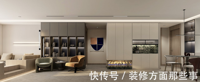 背景墙|170㎡现代风,将浪漫主义与人文艺术气息带回家