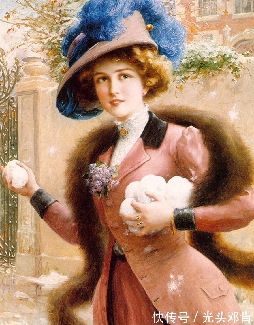 弗农&他最擅长画美女,埃米尔·弗农Emile Vernon油画美女作品鉴赏