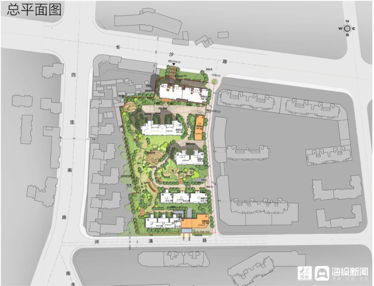 长沙路|市北大水清沟改造项目A区最新规划公示！