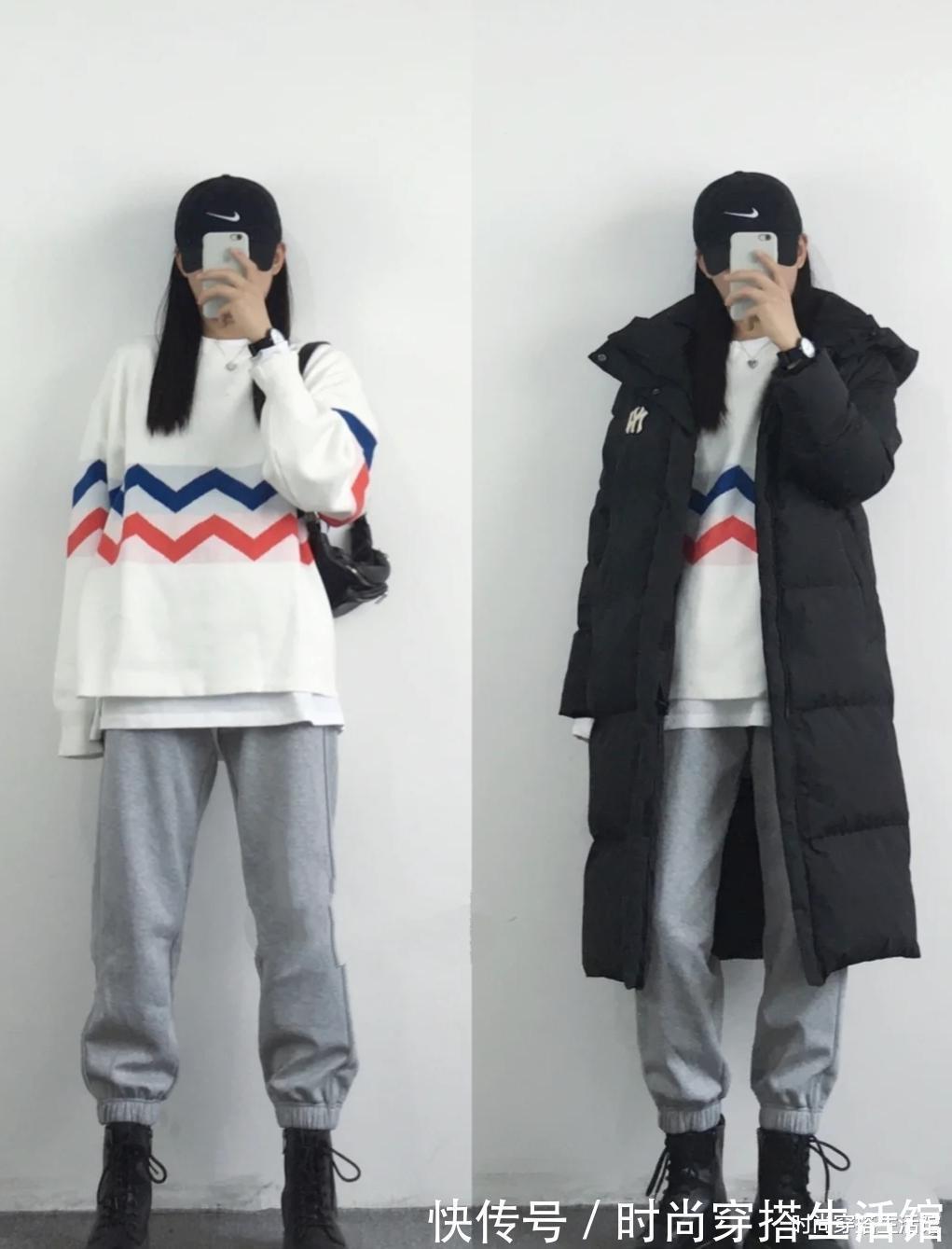 碎花裙|有一种羽绒服,叫“过膝不过踝”,御寒保暖还时尚,很适合普通人