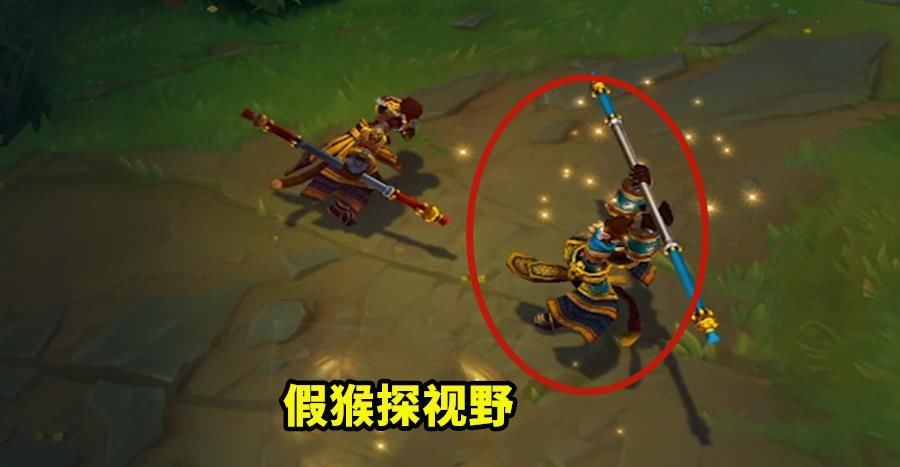 猴子|LOL：今天玩剑魔1级点了W技能，到线上对面猴子对我放个假猴……