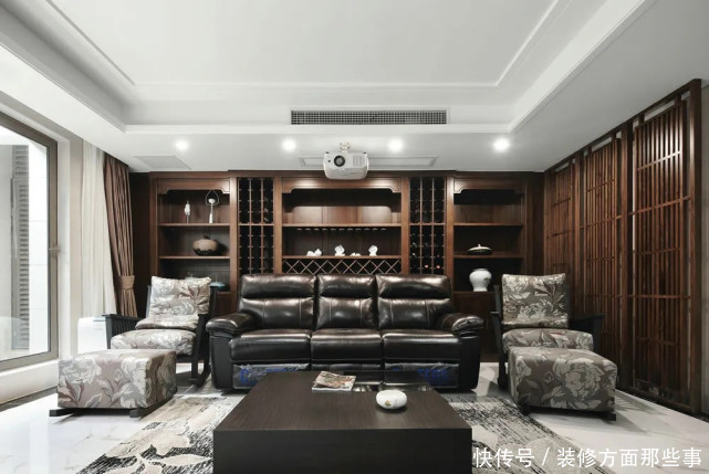 新中式|172平新中式三居室,构成了醇厚的中国韵味