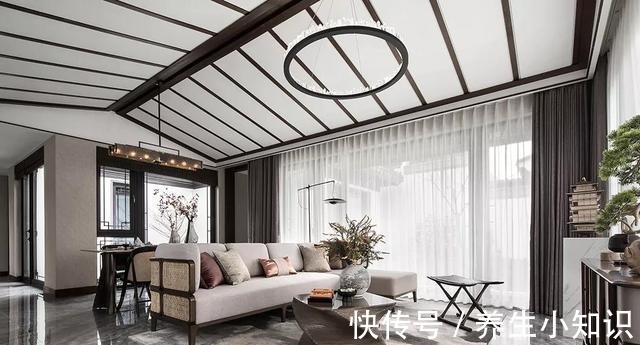 合院|130㎡新中式合院,一花一木都充满东方魅力!