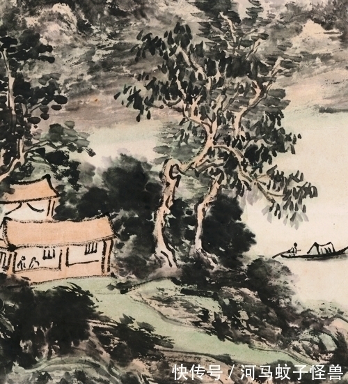 构图&从黄宾虹绘《富春江山水》入手,聊聊他的创作理念