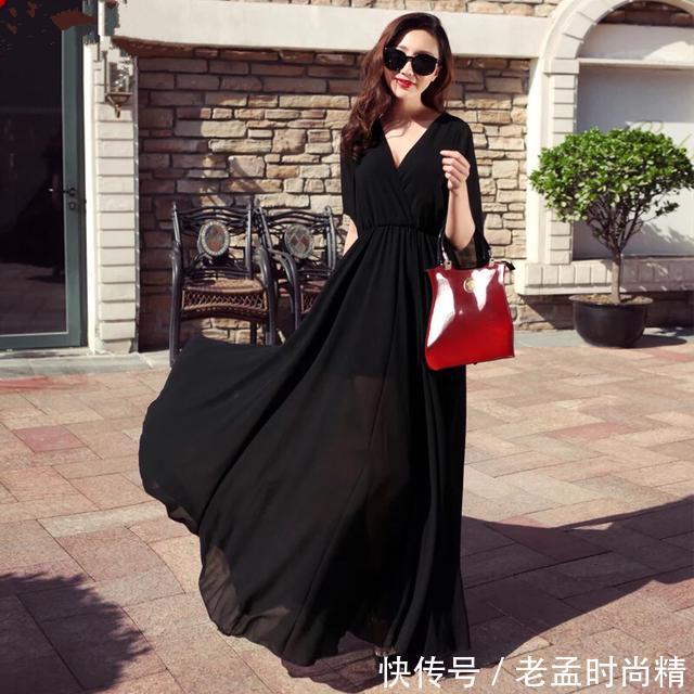 雪纺 轻松迷倒男神,全靠这样的连衣裙,打造你的女神气质