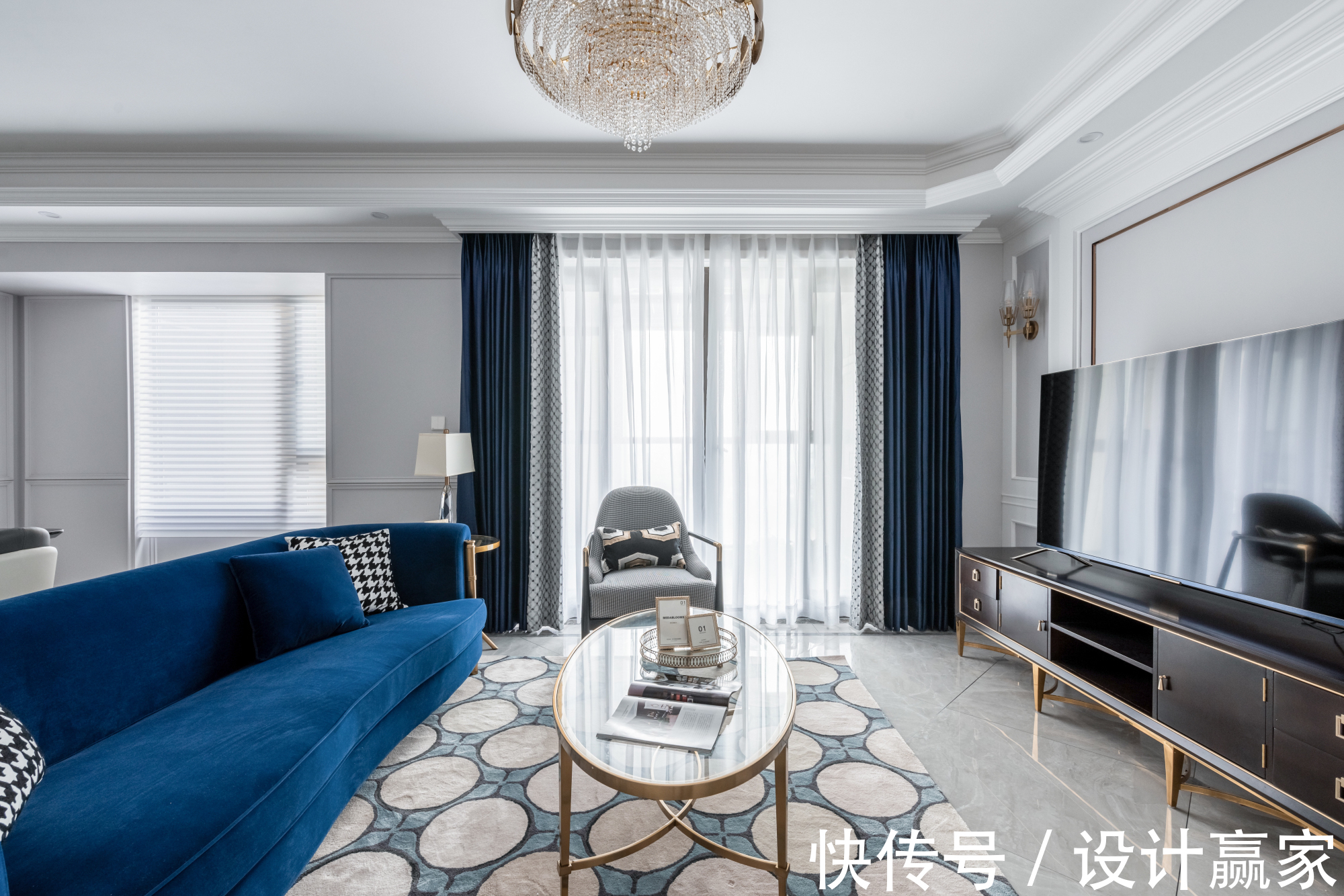 浅灰色|101㎡美式奢华,质感的空间,浪漫的家,邻居看过直夸好