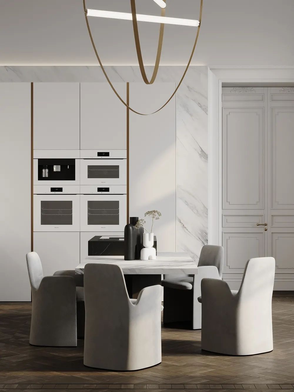 轻奢|250㎡法式轻奢,极致的优雅!