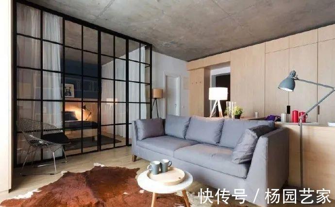 储物柜|53平米小户型，门厅打满柜子，全屋用玻璃门做隔断